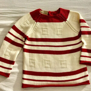 GG Gucci red stripped Sweater